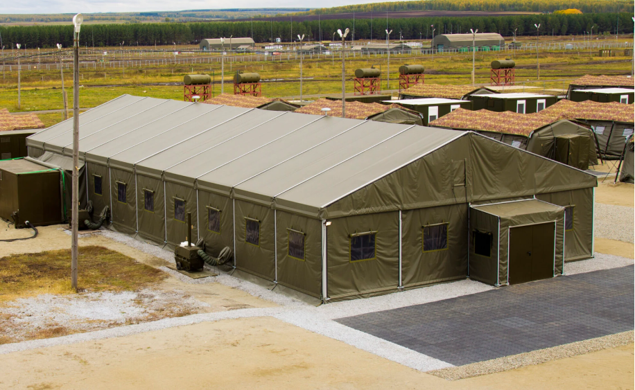 a frame military shelter ams